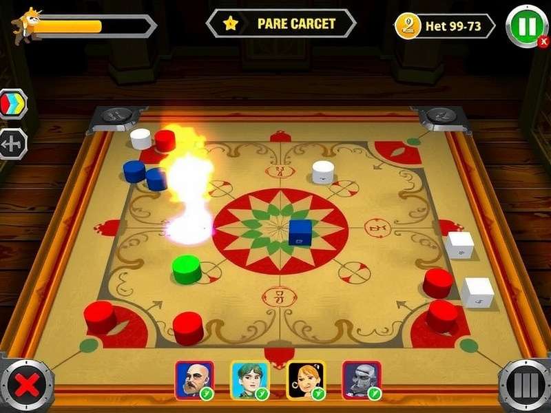 Carrom Warrior Elite Gameplay Screenshot